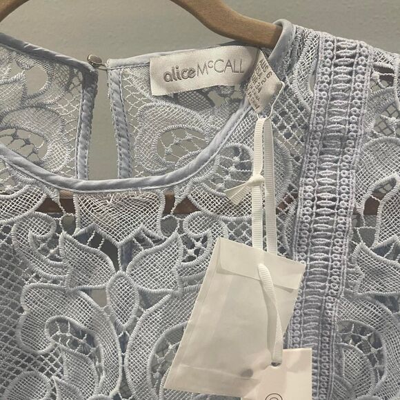 Alice McCall light blue lace set Come away top + Florence skirt - Picture 3 of 5